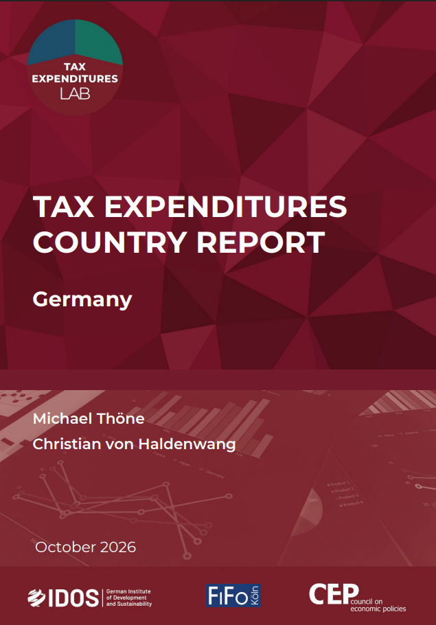 Tax Expenditures Country Report: Germany